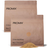 Proteína de suero Promix Nutrition en polvo sabor cacao crudo, lista para batidos diarios