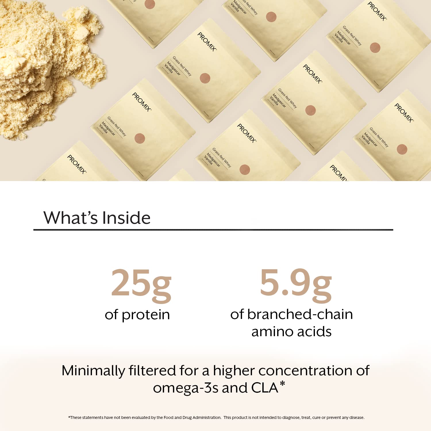 ProMix Nutrition proteina de suero vainilla en licuadora, mezcla rápida para desayunos