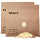 ProMix Nutrition proteina vegana vainilla en envase 5lb para uso diario.