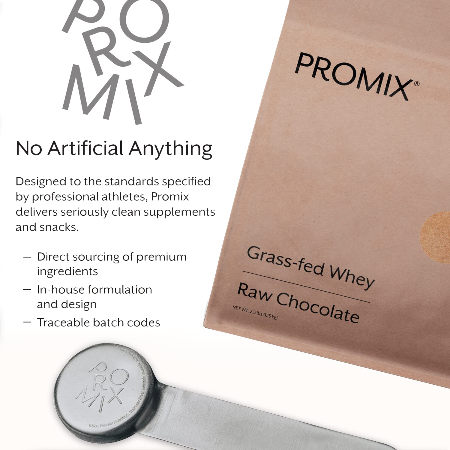 Post-entrenamiento rápido con ProMix, sin gluten ni OGM.