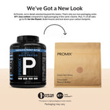 Promix Nutrition whey en vaso de mezcla: batido cremoso para desayunos o snacks