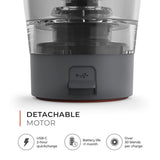 Promixx Pro Shaker batería recargable de larga duración.