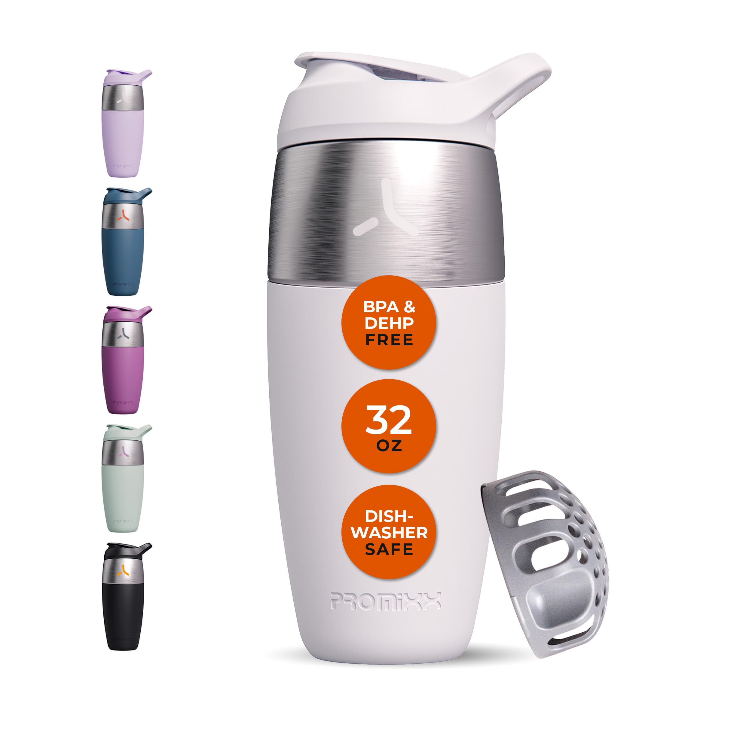 Promixx Pursuit, botella de proteína 32oz, gran capacidad para batidos.