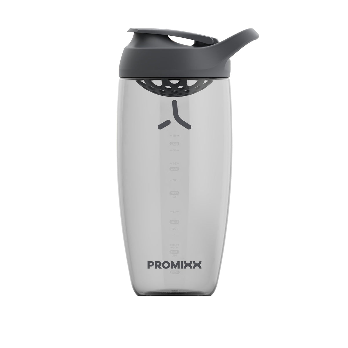 Promixx Pursuit: Mezclador 24 oz en acción, mezcla suave sin traqueteo y sabor limpio.