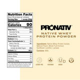 Polvo cremoso de Pronativ, proteína de suero nativa para cocinar o batidos