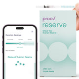Prueba FSH en orina Proov Reserve para estimar la reserva ovárica en casa.