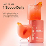 Proper Daily Glow Beauty Blend fuerza de colágeno para una piel más firme.