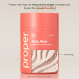 Proper Daily Glow Beauty Blend sabor melocotón para beber fácilmente.