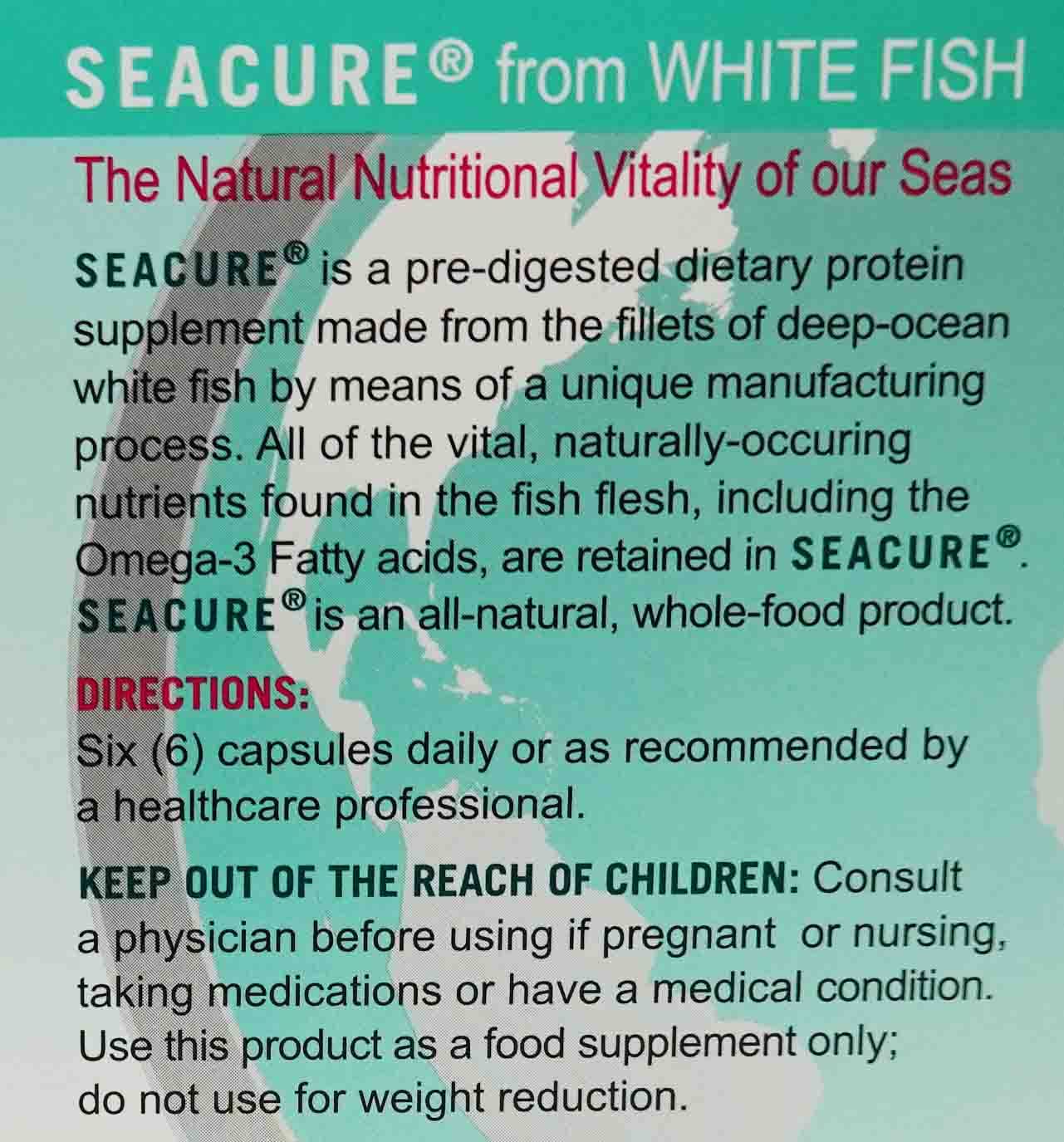 Seacure de Proper Nutrition cápsulas hidrolizadas para Omega-3 en la dieta diaria.