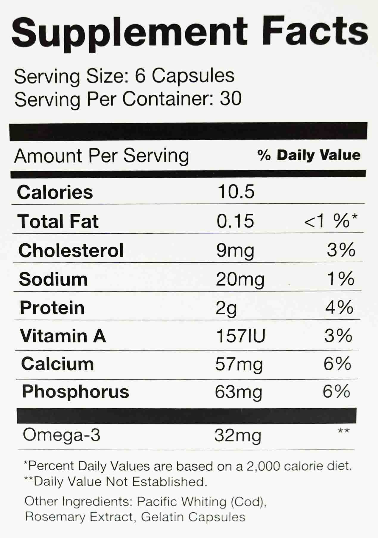 Proper Nutrition Seacure etiqueta y envase, fuente natural de proteína marina.