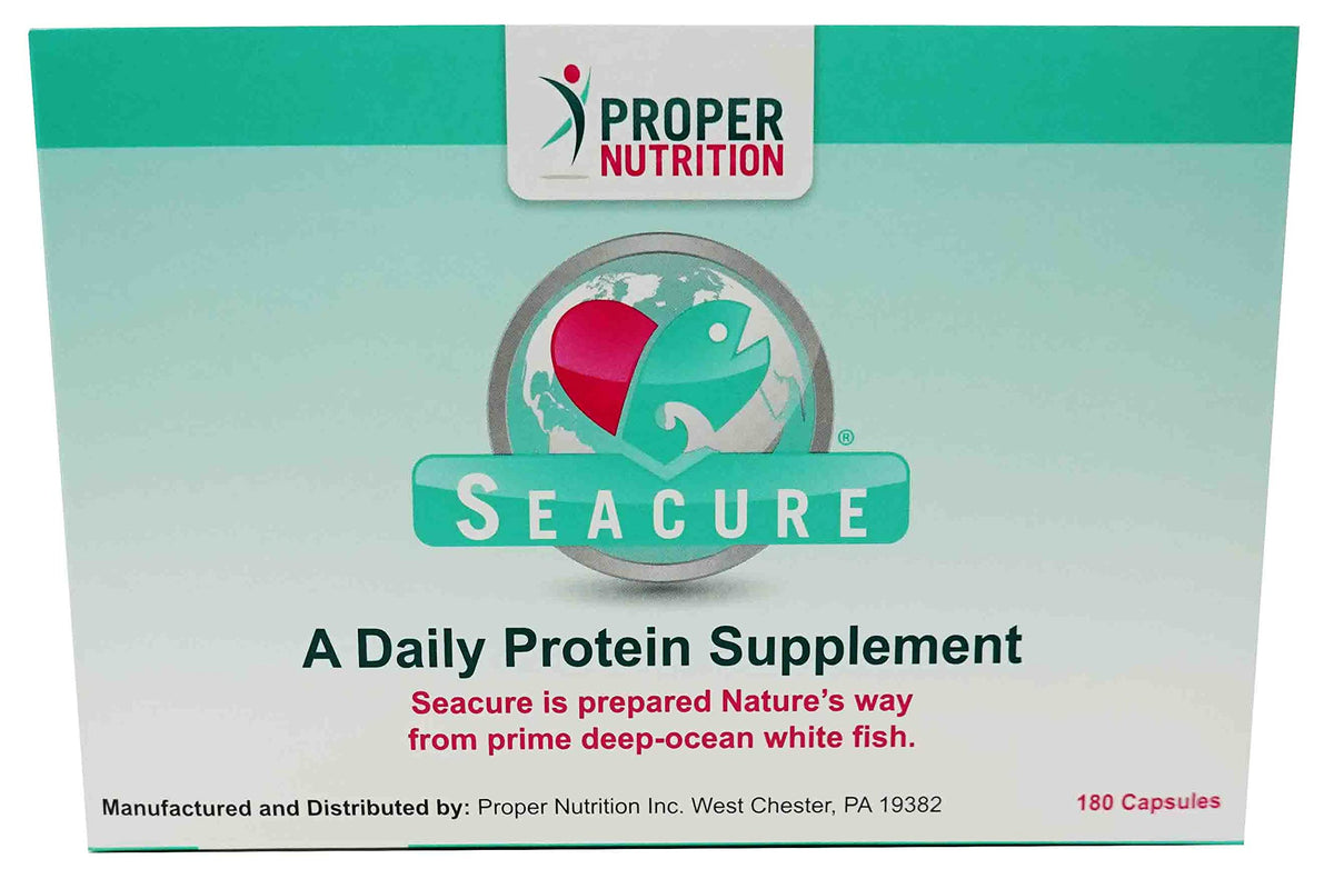 Proper Nutrition Seacure, cápsulas hidrolizadas de pescado en blister para uso diario.