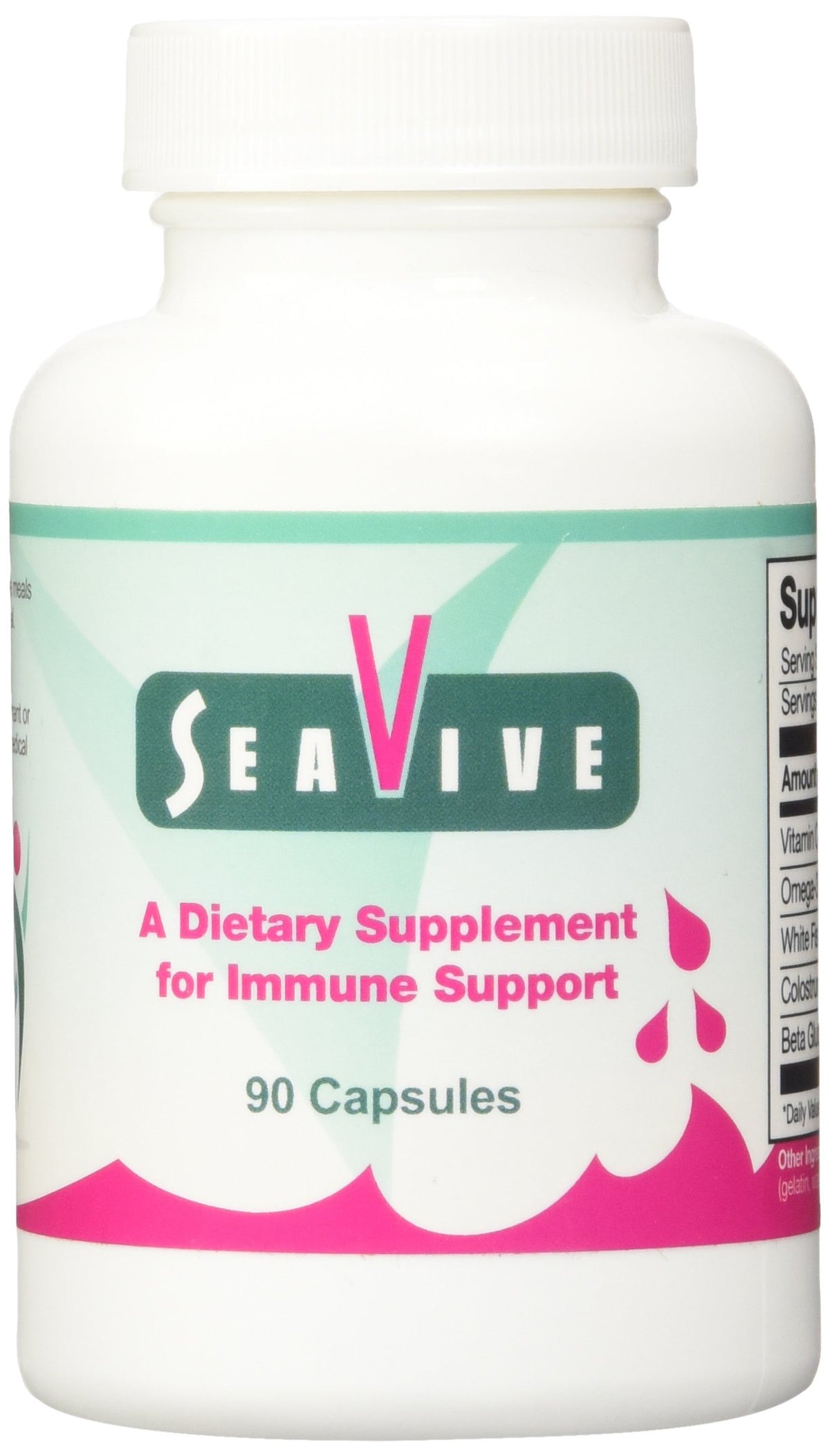SeaVive de Proper Nutrition: botella con cápsulas para apoyo inmunitario diario.