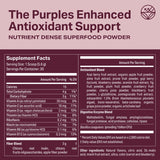 Proper Purples etiqueta de calidad USP para confianza