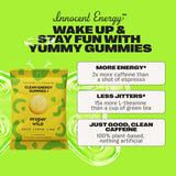 Proper Wild gominolas energéticas textura suave y masticable para usar entre tareas