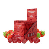 Proper Wild gomitas energizantes fresa en empaque de 10 para energía sostenida.