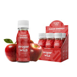 Proper Wild Shot Energía Manzana Crujiente ofrece un impulso limpio para jornadas largas.