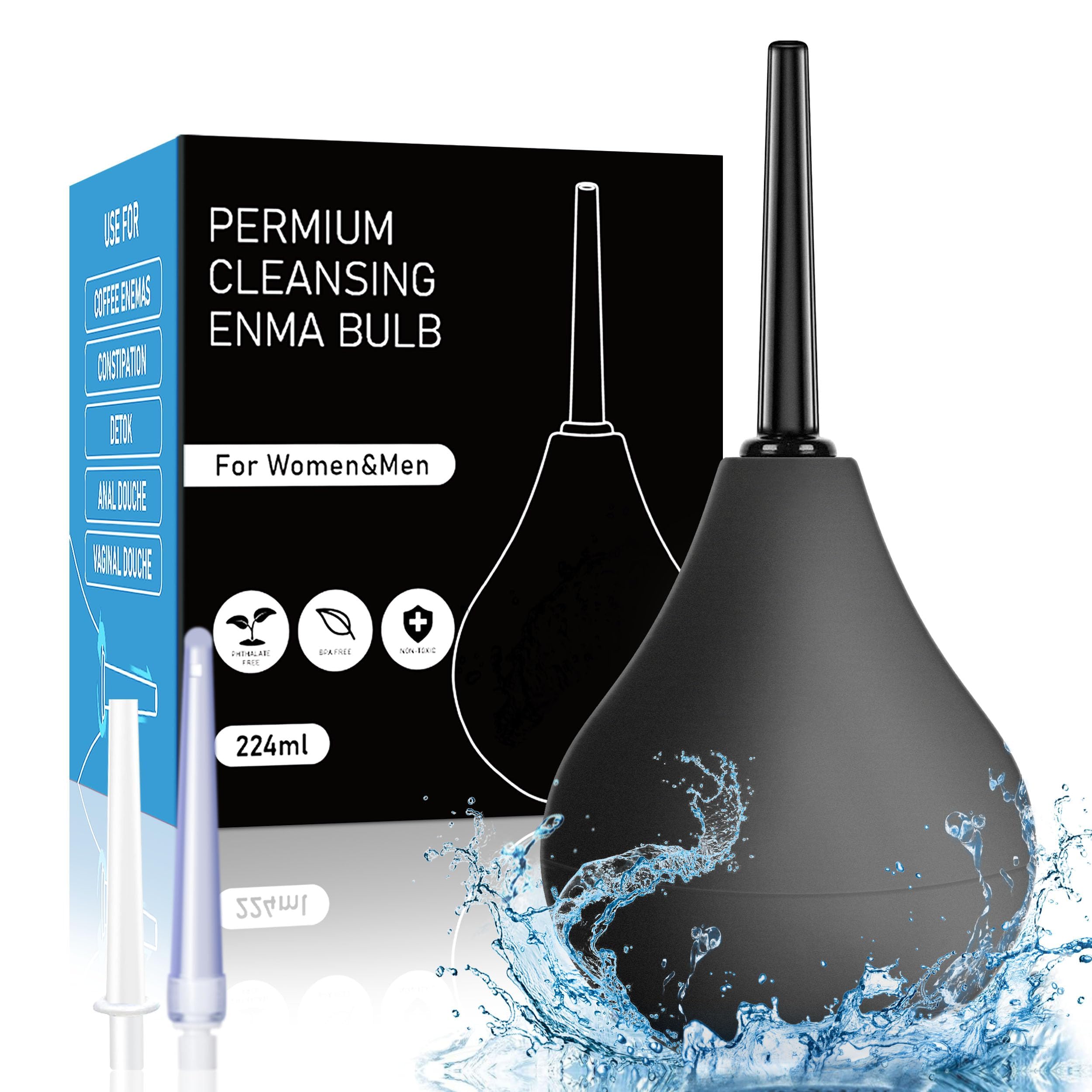 PropoDusche kit anal con tres boquillas para limpieza integral