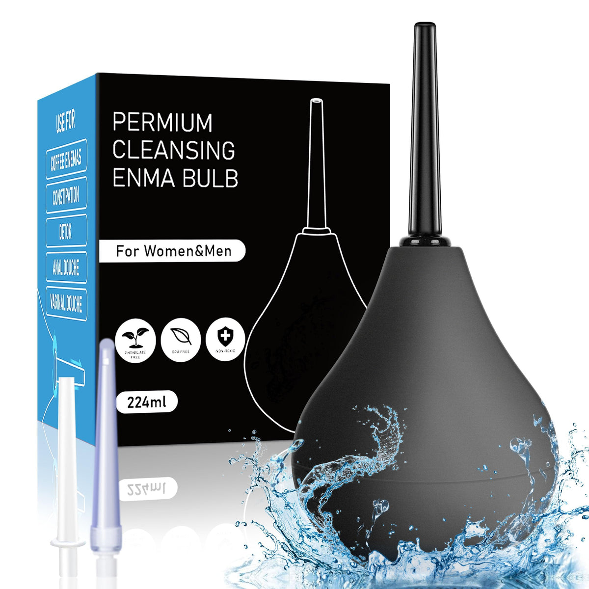PropoDusche kit anal con tres boquillas para limpieza integral