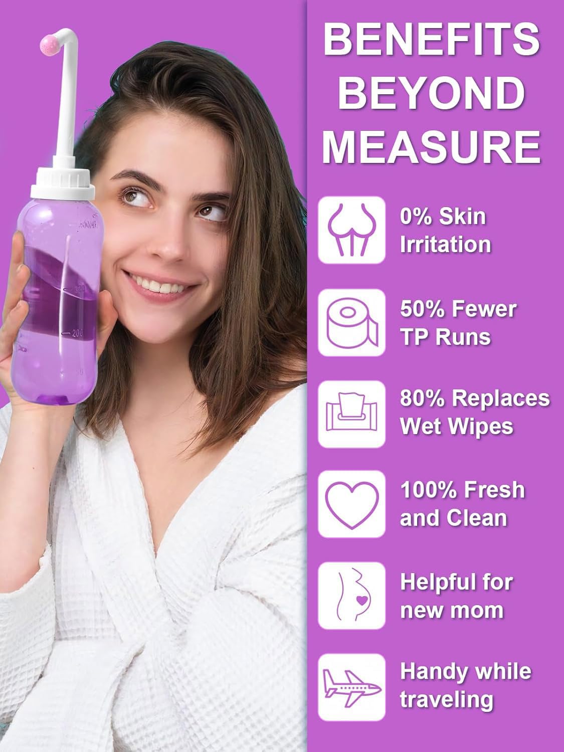 PropoDusche Higiene personal esencial sin químicos para limpieza cómoda.