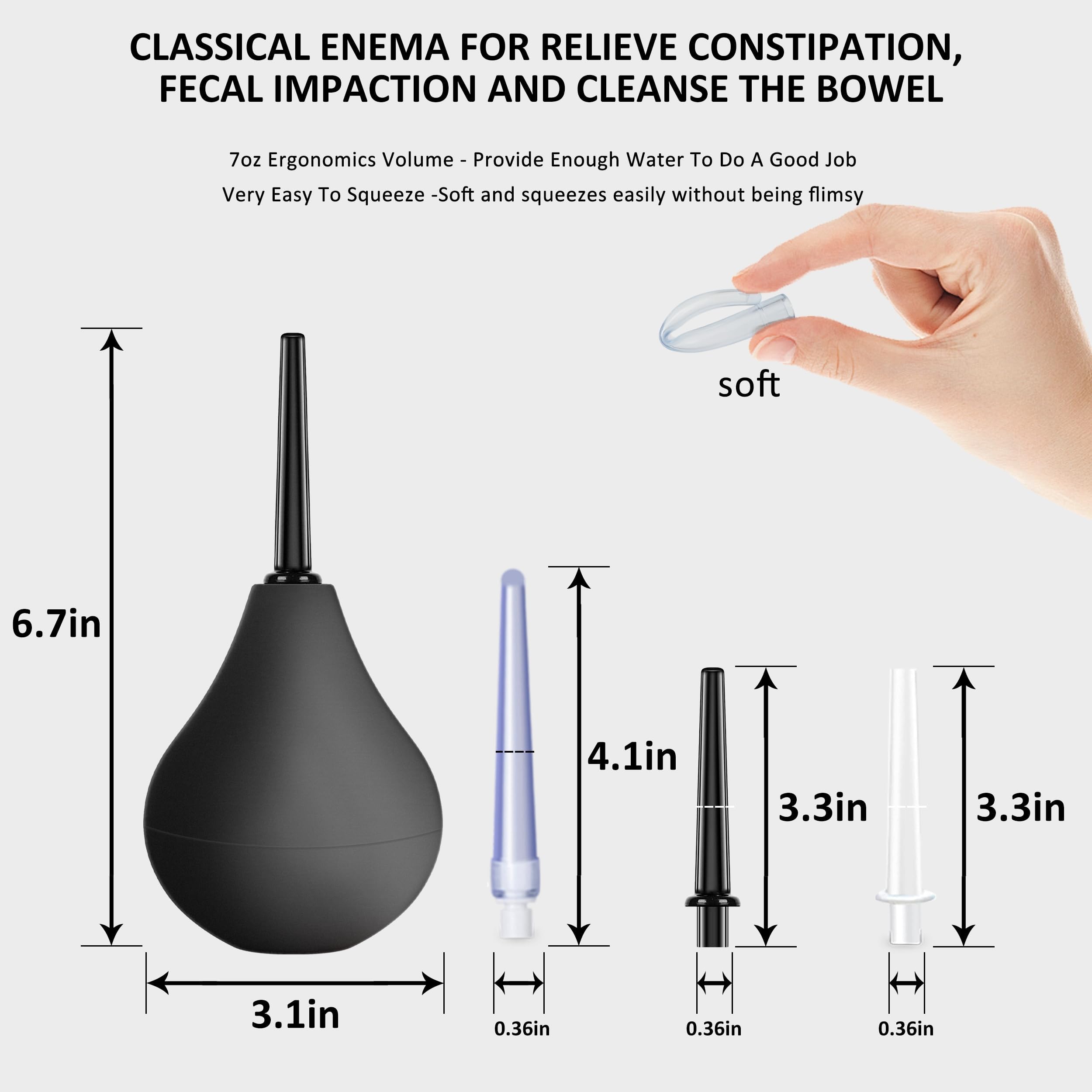 PropoDusche uso sencillo diario de enema para higiene