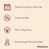 Prosacea con aloe vera para calmar piel irritada.