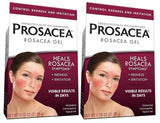 Prosacea gel textura ligera, se aplica en la cara para absorción rápida.