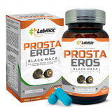 Prosta Eros: botella de 60 cápsulas para uso diario y apoyo prostático potencial