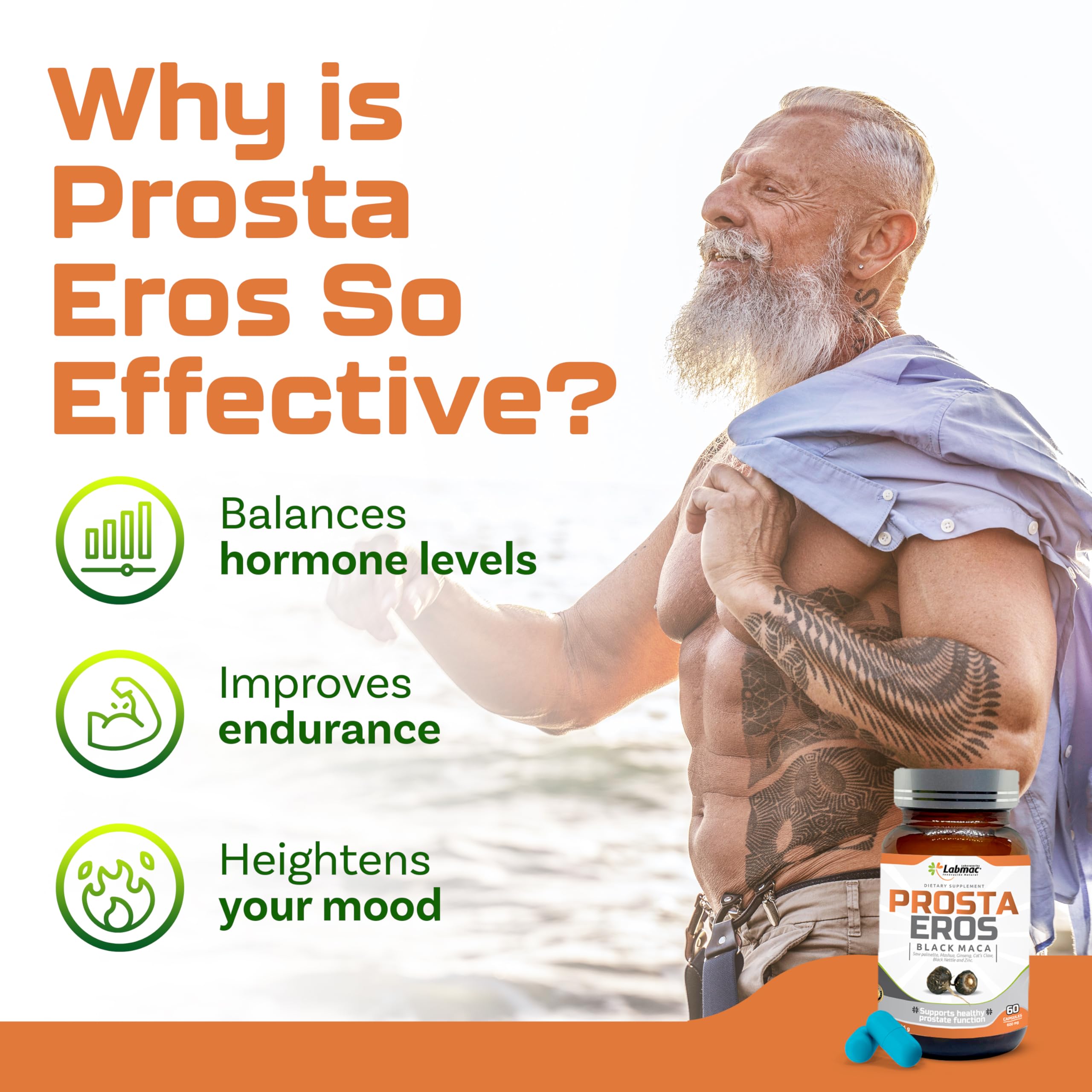 Prosta Eros: uña de gato para apoyo natural del sistema