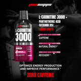 PROSUPPS L-Carnitina Líquida 3000, cucharada medidora, apoyo para usar grasas como energía.