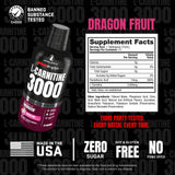 PROSUPPS L-Carnitina Líquida 3000, detalle Vitamina B5, soporte para energía eficiente.