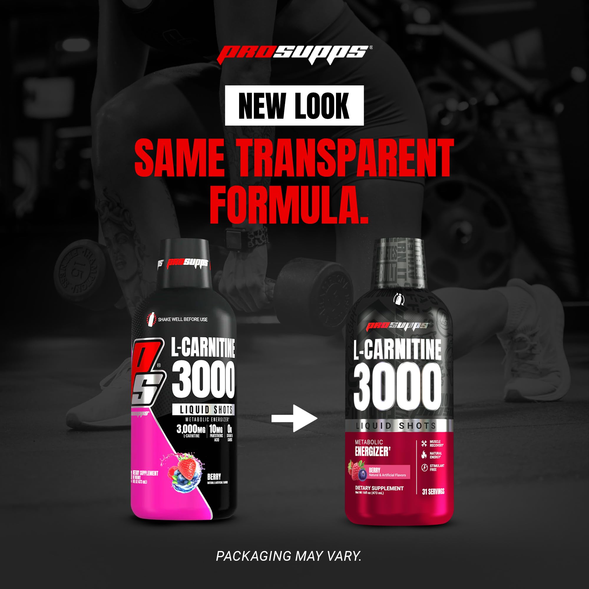 ProSupps L-Carnitine Liquid 3000 – recuperación muscular tras entrenar.