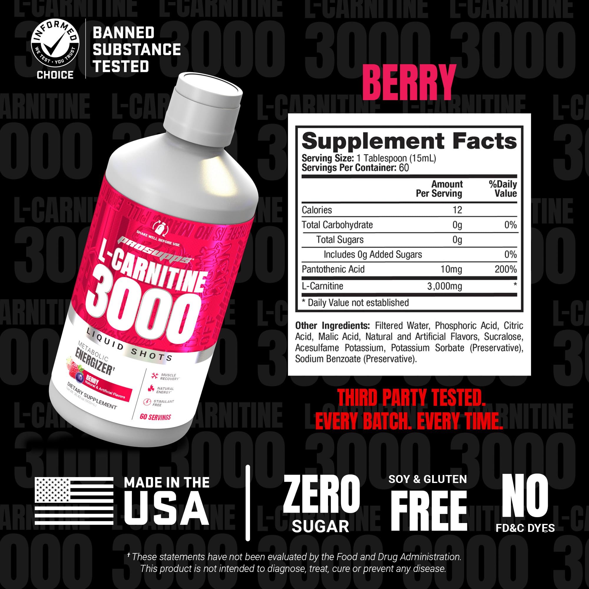 ProSupps L-Carnitine Liquid 3000: uso matutino para energía sostenida