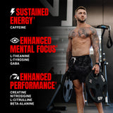 Bebida de ProSupps Mr Hyde Fruta Punch en vaso, sabor refrescante para entrenos