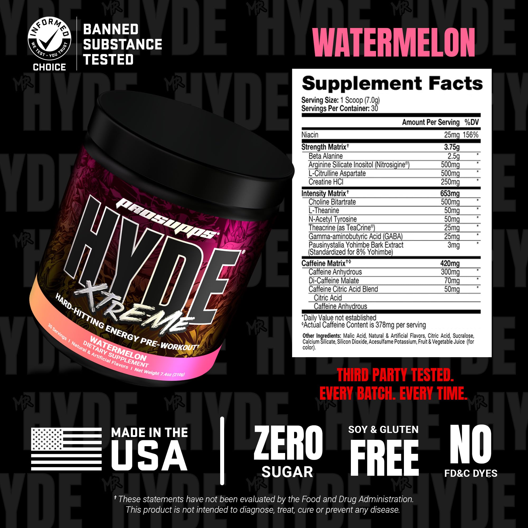 ProSupps Mr Hyde Extremo, agua mezclada para potencia y resistencia durante la sesión.