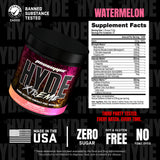 ProSupps Mr Hyde Extremo, agua mezclada para potencia y resistencia durante la sesión.