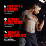 Ingredientes clave de Mr. Hyde Max Pump: Beta-Alanina, Citrulina y NO3-T.