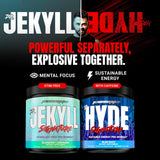 Mr Hyde de ProSupps, sabor Fruta Punch en vaso listo para entrenar con sabor agradable.