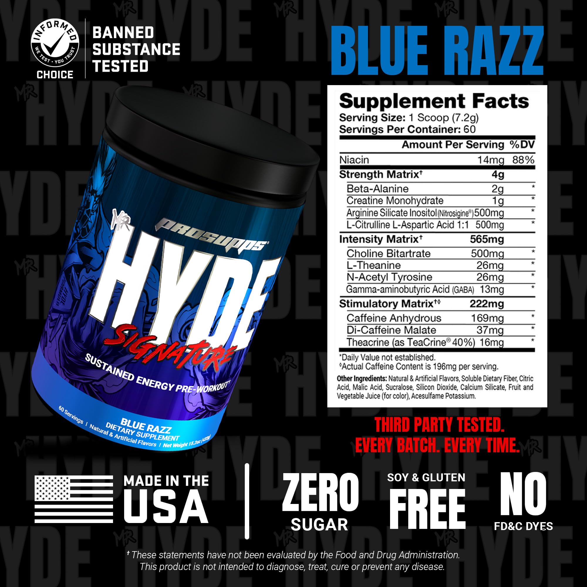 ProSupps Mr. Hyde Signature escena de entrenamiento con energía y enfoque