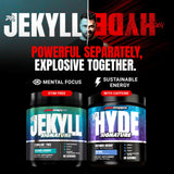 Vaso con 8 oz de agua listo para mezclar ProSupps Mr Hyde