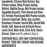 Protein One barra lista para desayuno rápido, sabor fresa crema