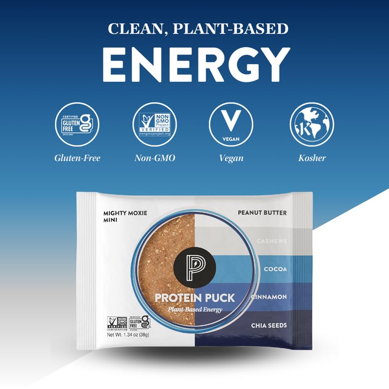 Protein Puck envase individual doble tamaño: cómodo para mochilas.