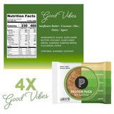 Protein Puck: libre de gluten, sin lactosa y certificado kosher.