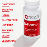 D-Flame: extracto de té verde para enfoque natural.
