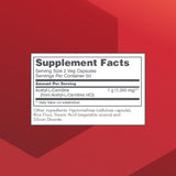 PROTOCOL FOR LIFE BALANCE Acetil-L-Carnitina en cápsulas, fácil de incorporar en la rutina.