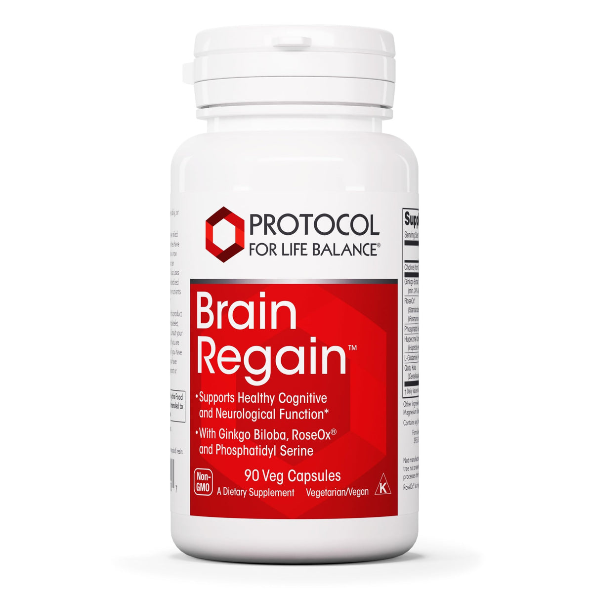 PROTOCOL FOR LIFE BALANCE Brain Regain cápsulas para apoyo cognitivo diario