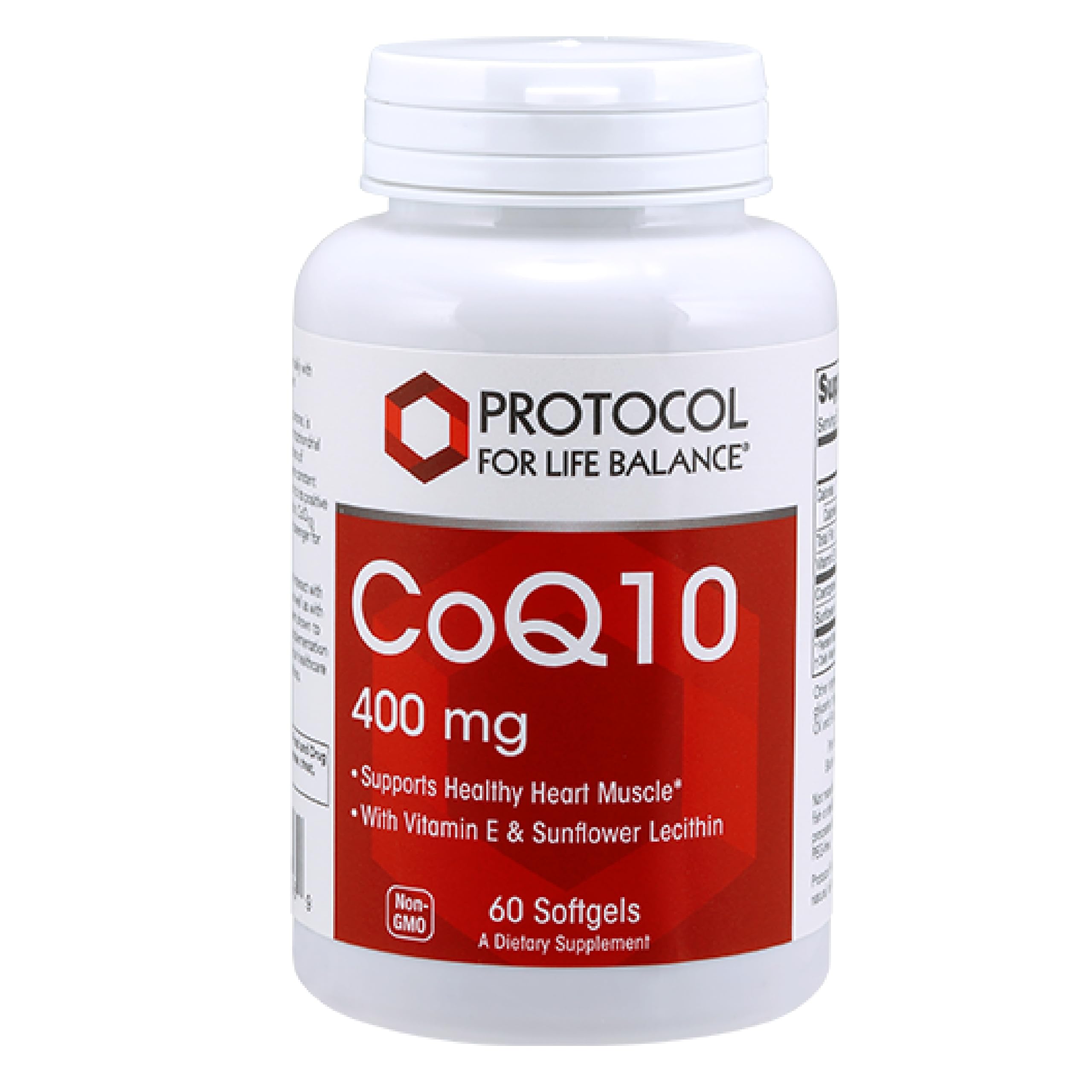 PROTOCOL FOR LIFE BALANCE CoQ10 botella 400 mg para energía diaria