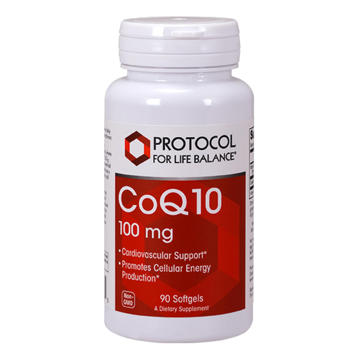 Cápsula blanda CoQ10 de PROTOCOL FOR LIFE BALANCE para energía diaria.