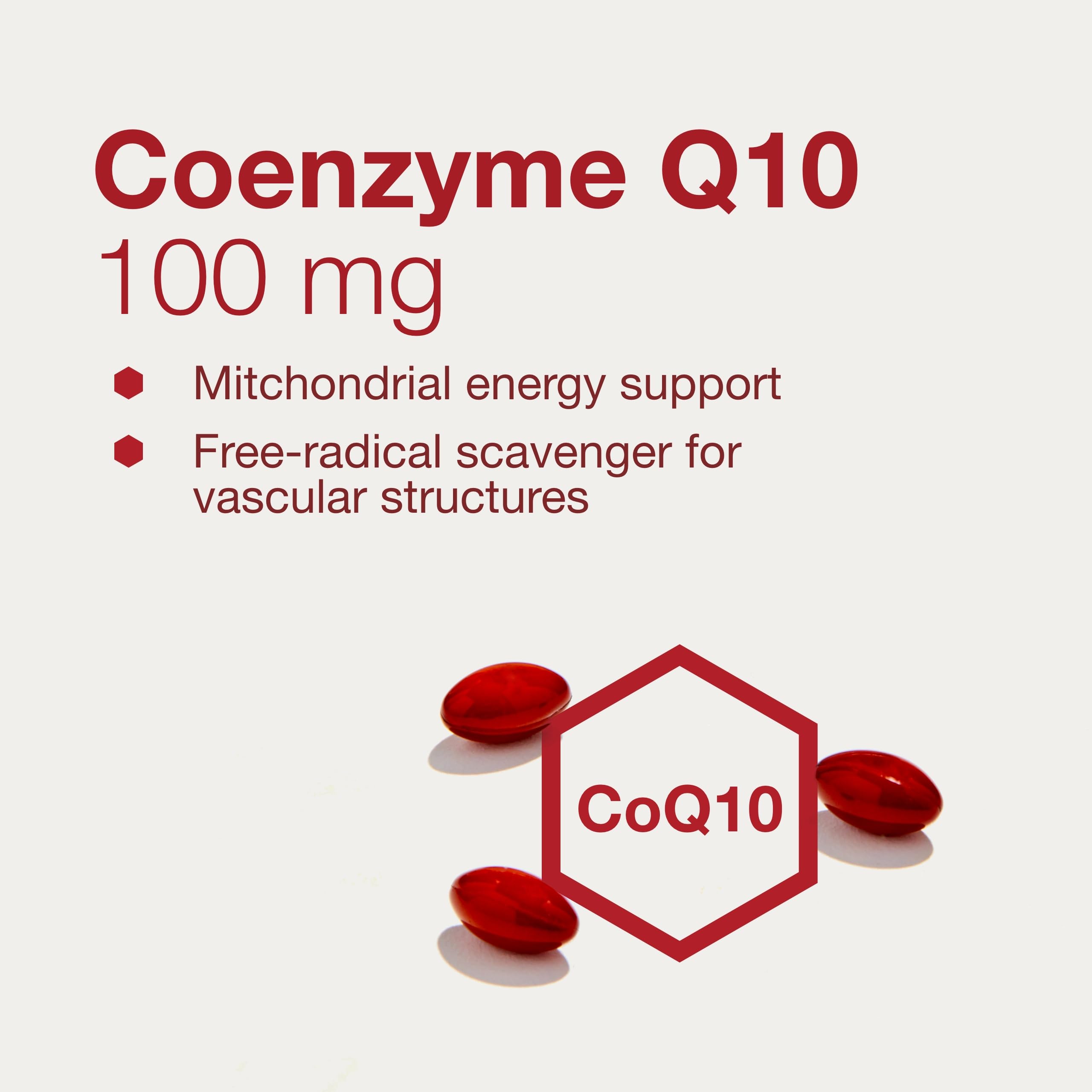 Envase de 90 cápsulas PROTOCOL FOR LIFE BALANCE CoQ10, práctico para diarios.