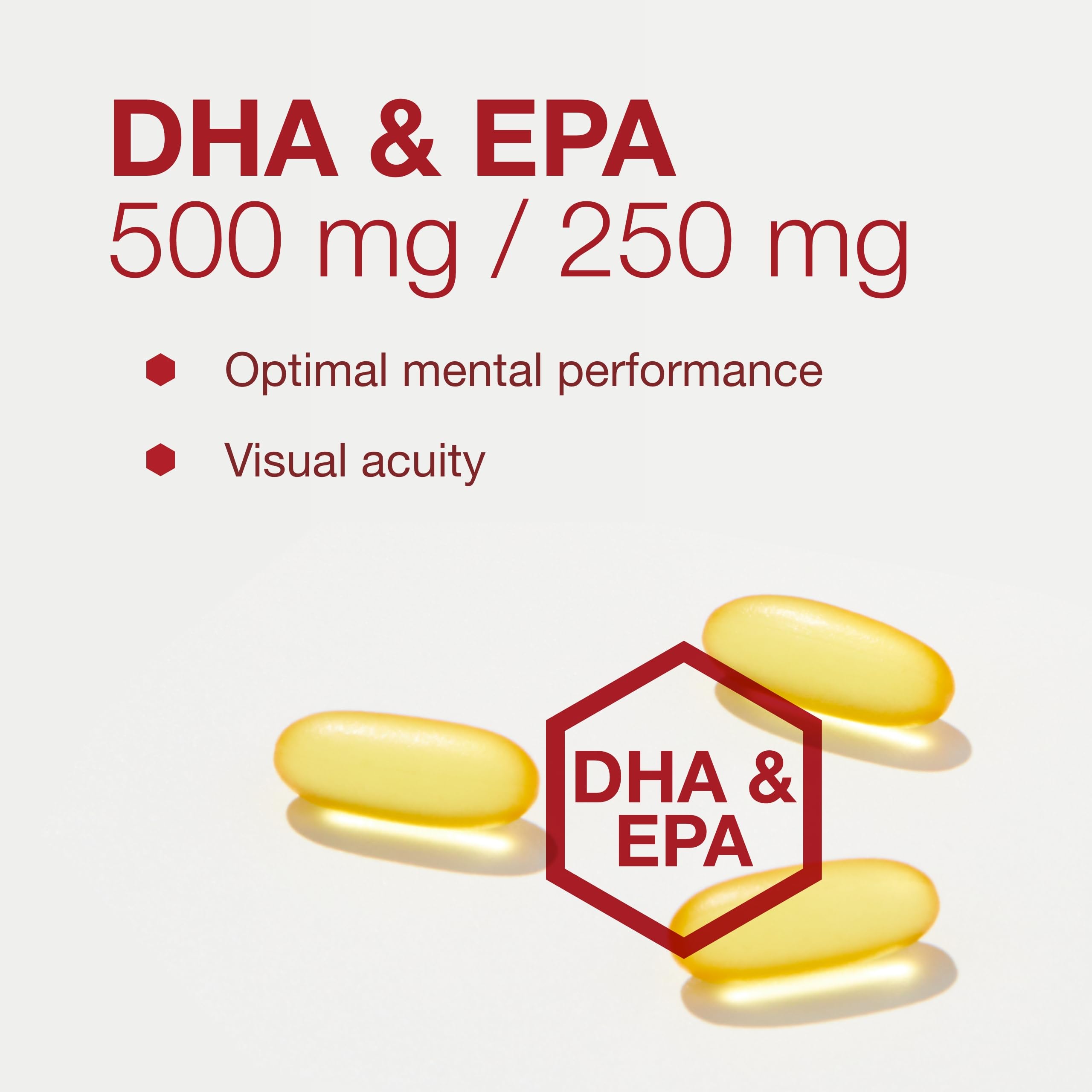 Etiqueta frontal de PROTOCOL FOR LIFE BALANCE DHA-500, información clara para compra informada.