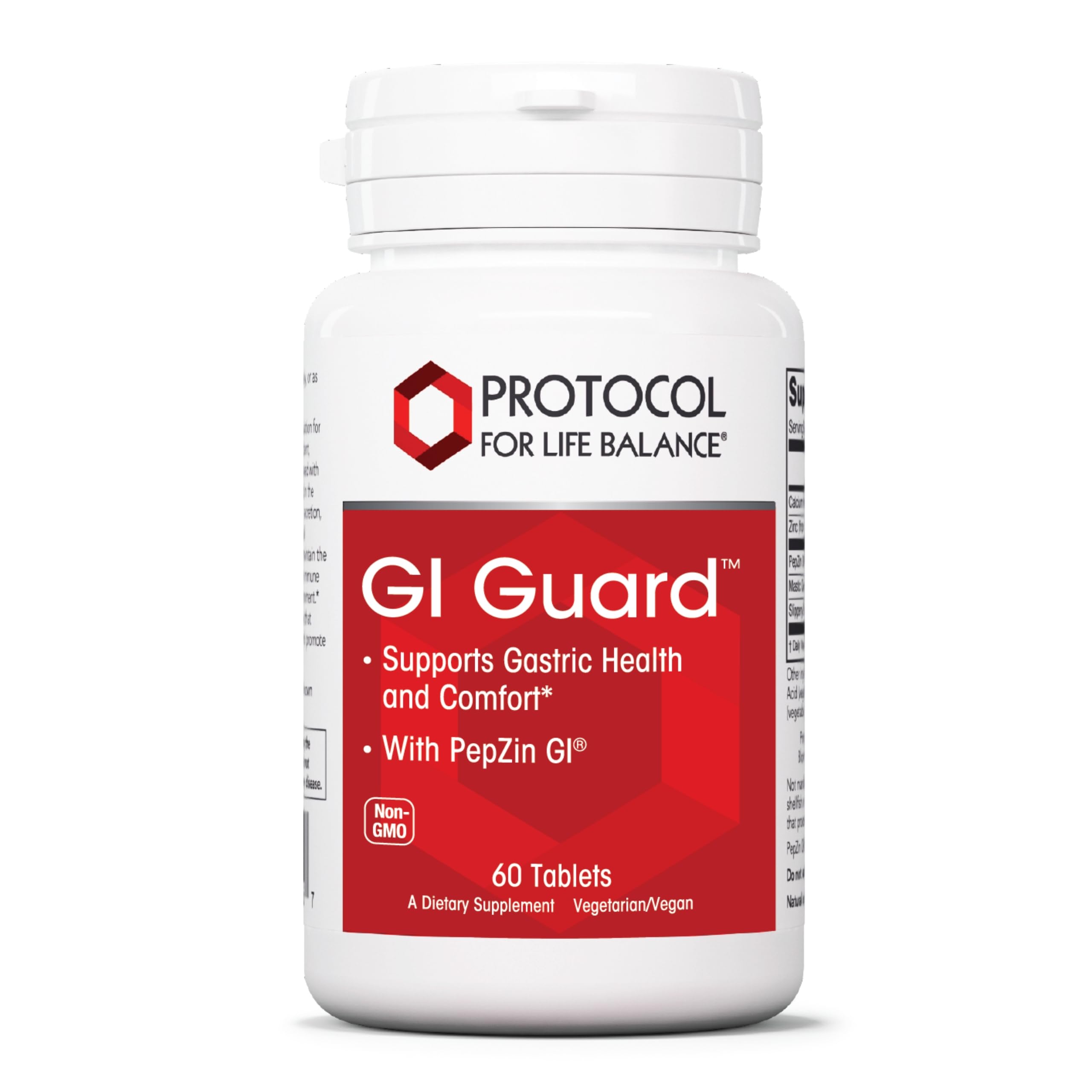 GI Guard Protocol For Life Balance, botella de tabletas para confort gástrico diario